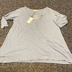 Carroll Reed Blue Top sz. 1X NWT